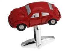 X-Large Red Beetle Car Cufflinks (V-CF-M71061)