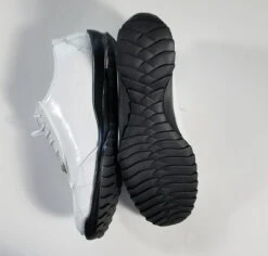 Los Altos Genuine Ostrich Leg Patch Design White Sneaker -Suit Discount Store 20200723 115813 08286.1595532473