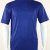 Bassiri Short Sleeve Mock Neck Ribbed Jersey Knit Tee - Dark Blue