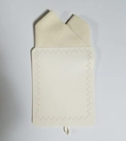 100% Ivory Cotton Pre-Folded Pocket Square Handkerchief Insert - 2 Point -Suit Discount Store 2pt solid ivory4 14165.1650124834