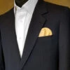 Pre-Folded Dotted Pocket Square Insert - Marigold
