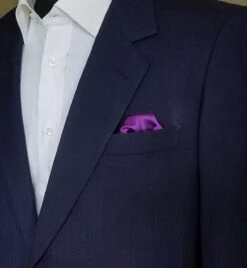 Antonio Ricci 2-in-1 Pouf Round Pocket Square - Grey On Purple 12 Antonio Ricci 2-in-1 Pouf Round Pocket Square - Grey On Purple -Suit Discount Store AR PKS HR 128 5 84680.1597439380
