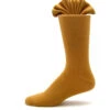 Antonio Ricci Premium Cotton Mid-Calf Dress Socks - Cognac