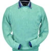 Peru Unlimited Baby Alpaca And Wool Sweatshirt Sweater - Aqua Green