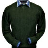 Peru Unlimited Baby Alpaca And Wool Sweatshirt Sweater - Hunter Green