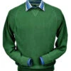 Peru Unlimited Baby Alpaca And Wool Sweatshirt Sweater - Pebble Green