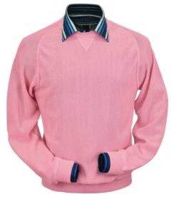 Peru Unlimited Baby Alpaca And Wool Sweatshirt Sweater - Dark Pink