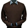 Peru Unlimited Baby Alpaca And Wool Sweatshirt Sweater - Dark Brown