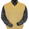 Peru Unlimited Baby Alpaca And Wool Vest - Gold