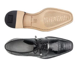 Belvedere Genuine Ostrich Leg Cap-Toe Dress Tie Shoe -Suit Discount Store BEL 14006 b 2 12112.1521139402