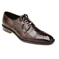 Belvedere Genuine Ostrich Leg Cap-Toe Dress Tie Shoe -Suit Discount Store BEL 14006 br 1 39599.1667763991