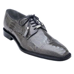 Belvedere Genuine Ostrich Leg Cap-Toe Dress Tie Shoe -Suit Discount Store BEL 14006 gy 1 46014.1667763892