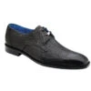 Belvedere Genuine Shark Skin Dress Shoe - Black