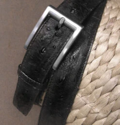 Belvedere Genuine Ostrich Quill Dress Belt