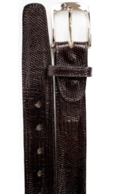 Belvedere Genuine Lizard Dress Belt -Suit Discount Store BELBT 2003 brown 34261.1519242139