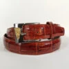 Belvedere Genuine Alligator Dress Belt