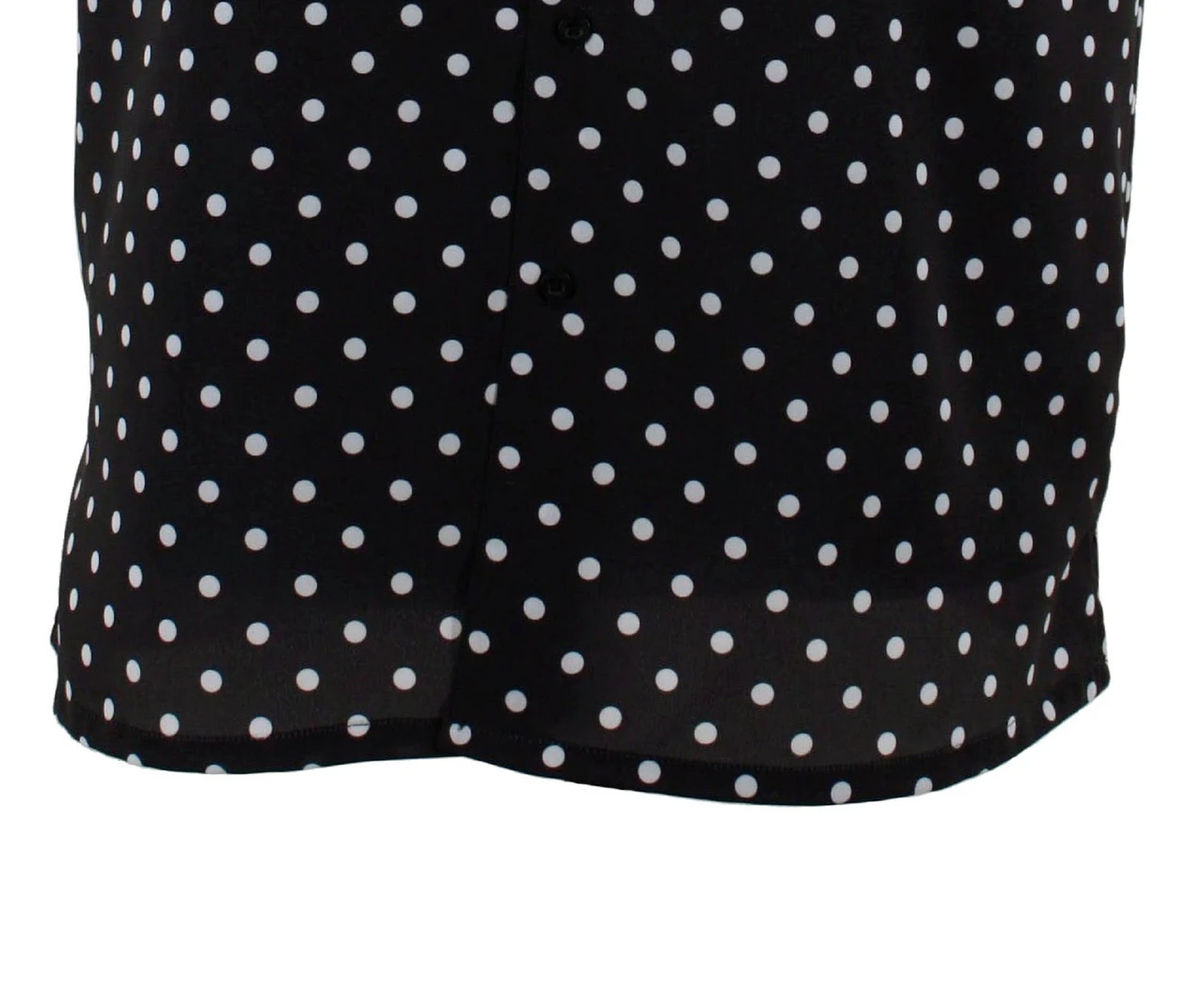 Bassiri Short Sleeve Camp Shirt - White Dots On Black 3 Bassiri Short Sleeve Camp Shirt - White Dots On Black - Image 3