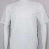 Bassiri Short Sleeve V-Neck Ribbed Jersey Knit Tee - White