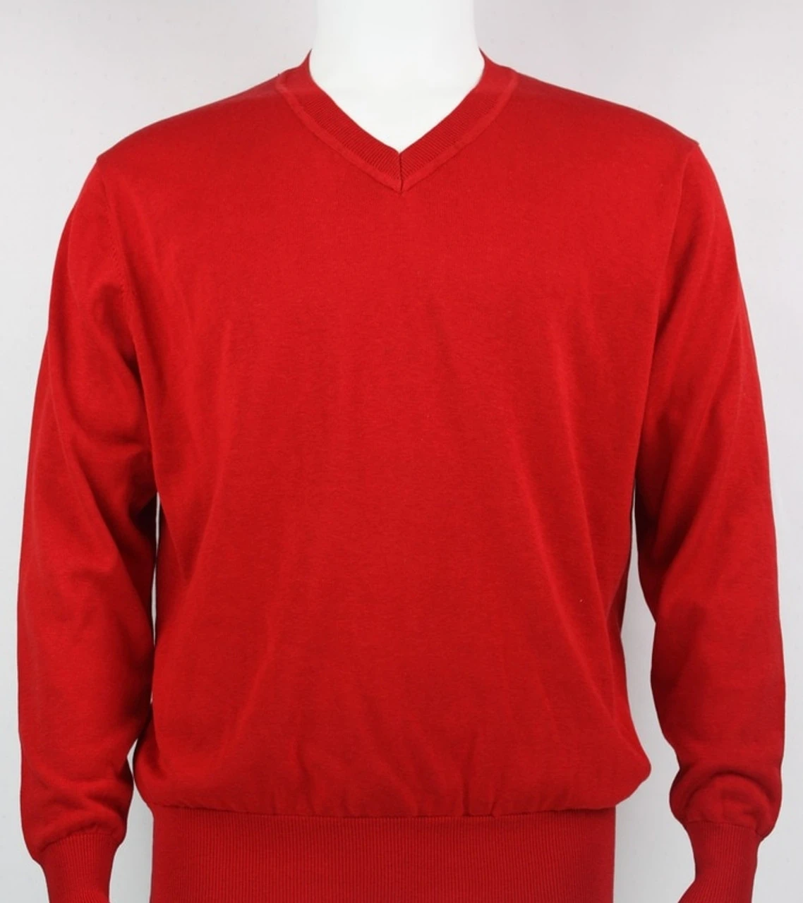 Bassiri V-Neck Silk Knit Long Sleeve Sweater - Navy 10 Bassiri V-Neck Silk Knit Long Sleeve Sweater - Navy - Image 10