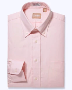 Gitman Bros. 100% Pink Oxford Pinpoint Cotton Button-Down Shirt