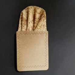 Tan 100% Cotton Pre-Folded Pocket Square Insert -Suit Discount Store GoldFloral cotton3 48987.1640037218