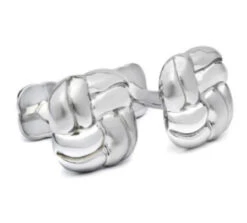 Hickey Freeman Double-Sided Stainless Steel Cufflinks (HFCU-HF2)