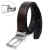 Reversible Genuine Leather Black & Brown Dress Belt