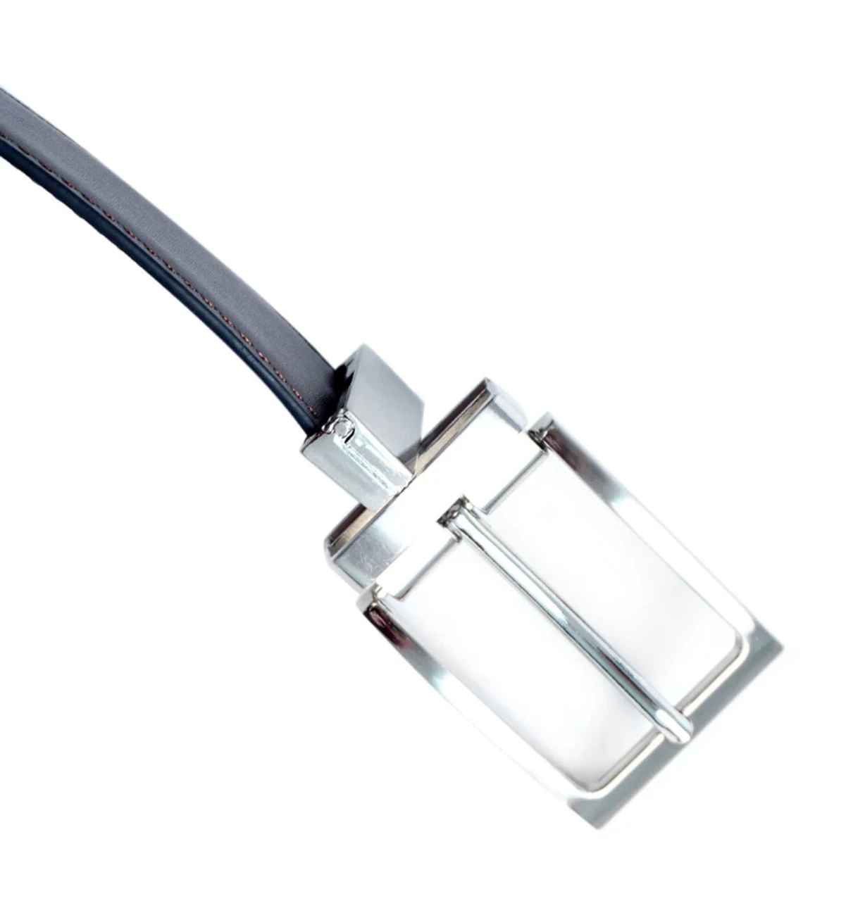 Reversible Genuine Leather Black & Brown Dress Belt 4 Reversible Genuine Leather Black & Brown Dress Belt - Image 4