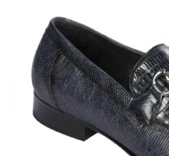 Lombardy - Genuine Teju Lizard Horsebit Dress Loafer - Navy -Suit Discount Store LMB ZLD010710 4 01336.1598057074