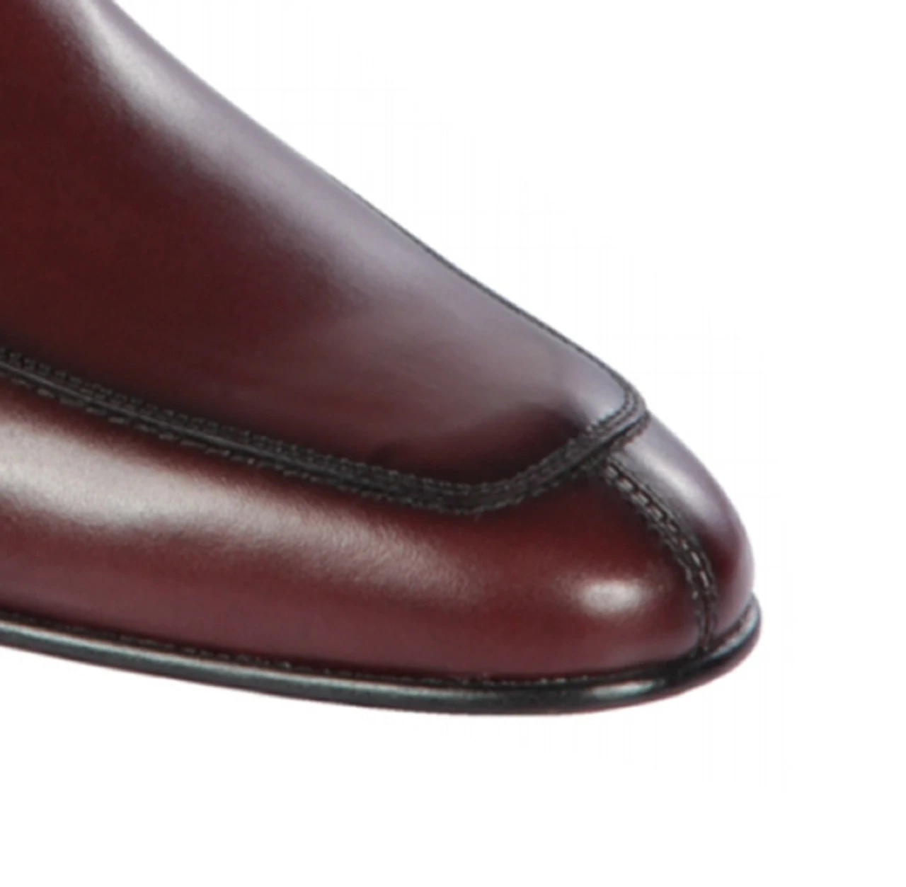 Lombardy - Genuine Calf Leather Horsebit Dress Loafer - Burgundy 4 Lombardy - Genuine Calf Leather Horsebit Dress Loafer - Burgundy - Image 4
