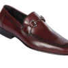 Lombardy - Genuine Calf Leather Horsebit Dress Loafer - Burgundy