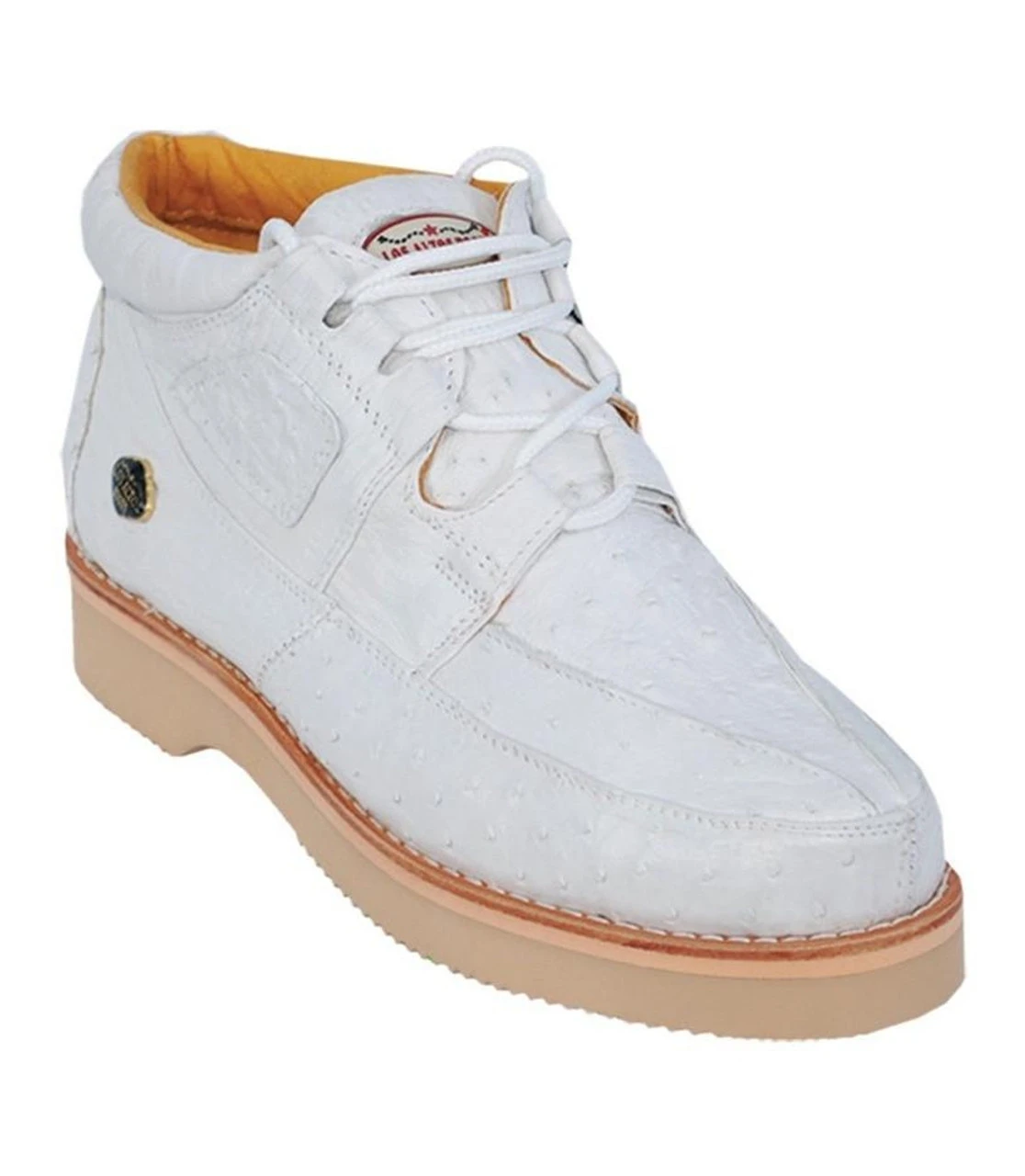 Los Altos Genuine Ostrich Quill Casual Ankle Boot 3 Los Altos Genuine Ostrich Quill Casual Ankle Boot - Image 3