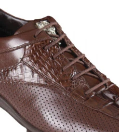 Los Altos Genuine Caiman Croc Tail Brown Sneaker -Suit Discount Store LSA ZC090107 2 98459.1598295089