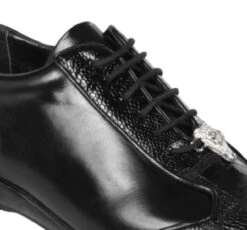 Los Altos Genuine Ostrich Leg Patch Design Black Sneaker -Suit Discount Store LSA ZC091905 2 82071.1598131929