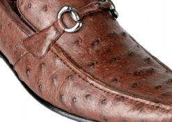 Los Altos Genuine Ostrich Quill Horse Bit Dress Loafer -Suit Discount Store LSA ZV1003 3 52848.1610402153