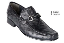 Los Altos Genuine Ostrich Quill Horse Bit Dress Loafer -Suit Discount Store LSA ZV1003 b 48523.1610401997