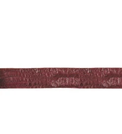 Los Altos Genuine Caiman Croc Hornback Western Fashion Belt - Burgundy -Suit Discount Store LSAL C11U0206 3 15365.1614195447