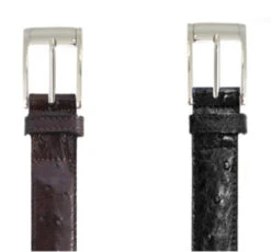 Los Altos Genuine Ostrich Quill Dress Belt -Suit Discount Store LSAL C1503 3 67643.1610130491