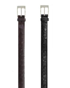 Los Altos Genuine Ostrich Quill Dress Belt -Suit Discount Store LSAL C1503 48566.1610130491