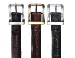 Los Altos Genuine Ostrich Leg And Braided Leather Belt -Suit Discount Store LSAL C2305 3 34210.1610056024