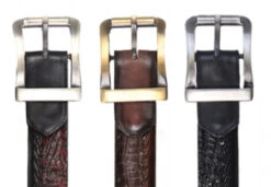 Los Altos Genuine Caiman Croc Belly And Braided Leather Belt -Suit Discount Store LSAL C2382 3 47753.1610060017