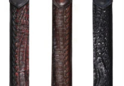 Los Altos Genuine Caiman Croc Belly And Braided Leather Belt -Suit Discount Store LSAL C2382 4 09954.1610060017