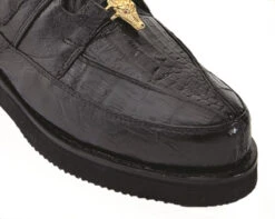 Los Altos Genuine Caiman & Ostrich Casual Ankle Boot - Black -Suit Discount Store LSAL ZA052805 3 38579.1612209436