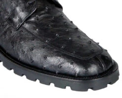 Los Altos Genuine Black Ostrich Quill Ankle Boot 6 Los Altos Genuine Black Ostrich Quill Ankle Boot -Suit Discount Store LSAL ZA2060305 3 82339.1610575404