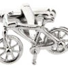 Silver Bicycle Cufflinks (V-CF-51622-S)