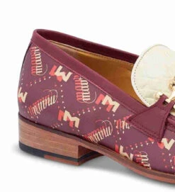 Mauri Genuine Cream Alligator With Berry Logo Loafer Shoe -Suit Discount Store MRI SH 4954 1 RD 4 37472.1668285490