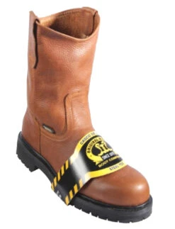 Original Michel Boot Co. Steel Toe Leather Boot - Heavy Duty Tread Sole