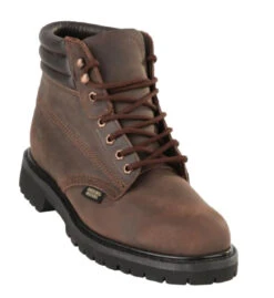 Original Michel Boot Co. Rough-Out Leather Hiking Work Boot - Heavy Duty Tread