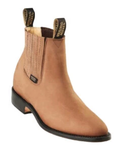 Original Michel Boot Co. Suede Charro Ankle Boot - Welt Leather Sole -Suit Discount Store ORB H62 SU TP 67016.1520533148