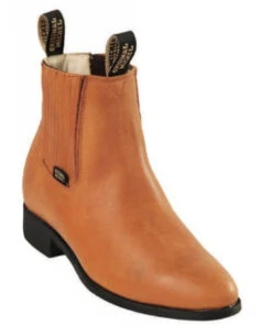 Original Michel Boot Co. Grasso Finish Leather Charro Ankle Boot - Rubber Sole -Suit Discount Store ORB H64 LTH CG 65488.1520459932